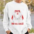 Freiwillige Feuerwehr Papa Spruchatertag Feuerwehrmann Raglan Sweatshirt Geschenke für Ihn