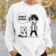 Bóbr Bober Kurwa Internet Meme Anime Manga Beaver Sweatshirt Geschenke für Ihn