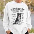 Border Collie Dog Holder Anatomy Dog Sweatshirt Geschenke für Ihn