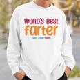 Dad Joke World's Best Farter I Mean Father Fathers Day Sweatshirt Gifts for Him