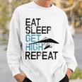 Hang Gliding Eat Sleep Get High Sweatshirt Gifts for Him