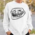 Troll Face Nerd Geek Graphic Sweatshirt Gifts for Him