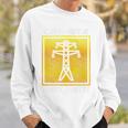 Watt Watt Lineman Electrical Engineer Dad Sweatshirt Gifts for Him