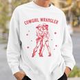Western Cowgirl Wrangler Lesbian Queer Pride Month Sweatshirt Gifts for Him