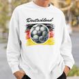 Fussball Fußball Mannschaft Flagge Deutschland Fan Sweatshirt Geschenke für Ihn