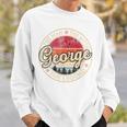 George The Man The Myth The Legend Personalized Name Sweatshirt Gifts for Him
