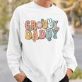 Groovy Daddy Retro Dad Matching Family 1St Birthday Party Sweatshirt Gifts for Him