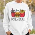 Hamburger French Fries Soda Bff Matching Best Friends Sweatshirt Gifts for Him