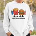Hamburger French Fries Soda Bff Matching Best Friends Sweatshirt Gifts for Him