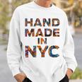 Handmade In Nyc Native New Yorker Graffiti Sweatshirt Gifts for Him