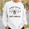 My Heart Beats For Big Creepy Crawlies Big Spider Sweatshirt Gifts for Him