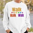 Heart Walk Indoor Walking Outdoor Walk At Home Pounds Off Sweatshirt Gifts for Him