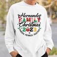 Hernandez Family Name Christmas Matching Surname Xmas Sweatshirt Gifts for Him