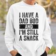 Herren Dad Bod Papa Bierbauchatertag Sweatshirt Geschenke für Ihn