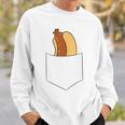 Hotdog In A Pocket Love Hotdog Pocket Hot Dog Sweatshirt Gifts for Him