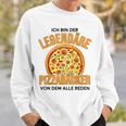 Ich Bin Der Legendary Pizza Baker Der Weltbeste Pizzabäcker Sweatshirt Geschenke für Ihn