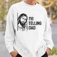 Ich Erzähle Papa Lustig Jesus Dass Ich Diesen Christen Gesehen Habe Sweatshirt Geschenke für Ihn