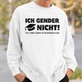 Ich Gender Nicht Ich Habe Einen Schulabschluss Men's White Sweatshirt Geschenke für Ihn