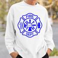 International Firefighters Day Fire Department Maltese Cross Sweatshirt Gifts for Him
