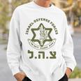 Israel Defense Forces Idf Israeli Military Army Tzahal Sweatshirt Gifts for Him