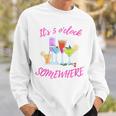 It's 5 O’Clock Somewhere Hello Summer Beach Lover Summertime Sweatshirt Gifts for Him