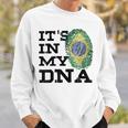 It's In My Dna Brazilian I Love Brazil Flag Sweatshirt Gifts for Him