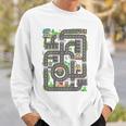 Kid Play Cars On Dad Back Race Track Mat Fathers Day Sweatshirt Gifts for Him