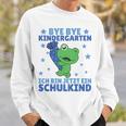 Kinder Bye Kindergarten Ich Bin Jetzt Ein Schulkind Frog Sweatshirt Geschenke für Ihn