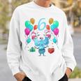 Kinder Geburtstags 6 Jahre Monster Geburtstag Sweatshirt Geschenke für Ihn