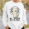 Kpop My Motivation Bias K Pop Ferret Merch K-Pop Merchandise Sweatshirt Gifts for Him