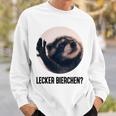 Lecker Bierchen X Pedro Waschbär Meme Cute Racoon Sweatshirt Geschenke für Ihn