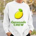 Lemonade Stand Crew And Boss Lemon Juice Summer Yellow Sweatshirt Gifts for Him