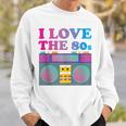 I Love The Eighties This Is My 80S Costume Vintage Retro Sweatshirt Gifts for Him