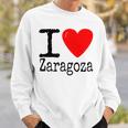 I Love Zaragoza Yo Amo Zaragoza Yo Corazón Zaragoza Camisa de entrenamiento Regalos para él