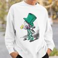 Mad Hatter Vintage Alice Tea And Snack Sweatshirt Gifts for Him