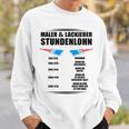 Maler Und Lackierer Stundenlohn Sweatshirt Geschenke für Ihn