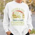 Matching Fishing- Father & Son Bass Fish Dad Boys Sweatshirt Gifts for Him