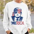 'Merica Trump Happy 4Th Of July Trump American Flag Sweatshirt Gifts for Him