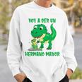 Niñosoy A Ser Un Hermano Mayor Dinosaurio Con Huevo Idea Dino Camisa de entrenamiento Regalos para él