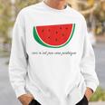 This Is Not A Watermelon Palestine Flag French Version Sweatshirt Gifts for Him