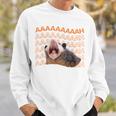 Opossum Screaming Possum Trash Cat Meme Women Sweatshirt Gifts for Him