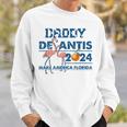 Papa 2024 Desantis Machen Amerika Florida Sweatshirt Geschenke für Ihn