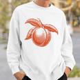 Peach Fruit Vintage Graphic Peach Sweatshirt Gifts for Him