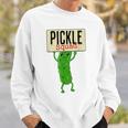 Pickle Squad Green Pickle Illustration Sweatshirt Gifts for Him