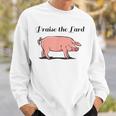 Praise The Lard Barbecue Bacon Lover Sweatshirt Gifts for Him