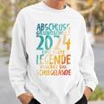 Primary School 2024 Eine Legende Primary School Graduation 2024 Sweatshirt Geschenke für Ihn