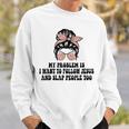 My Problem Is I Want To Follow Jesus And Slap People Too Sweatshirt Gifts for Him