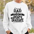Proud Dad Class Of 2024 Graduate Matching Family Graduation Sweatshirt Gifts for Him