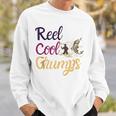 Reel Cool Grumps Vintage Fishing Father's Day Sweatshirt Gifts for Him