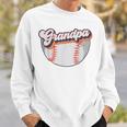 Retro Style Grandpa Baseball Softball Father's Day Grandpa Sweatshirt Gifts for Him